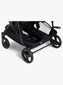Beemoo Twin Shopper Søskende- & Tvillingevogn, Black Mélange