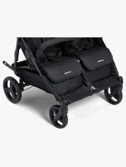 Beemoo Twin Shopper Søskende- & Tvillingevogn, Black Mélange