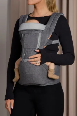 Beemoo CARE Carry Comfort 4-in-1 Bæresele & Hoftesæde inkl. Regnslag, Grey