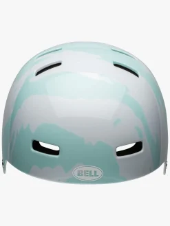 Bell SPAN Gloss Hjelm, Hvid/Blå