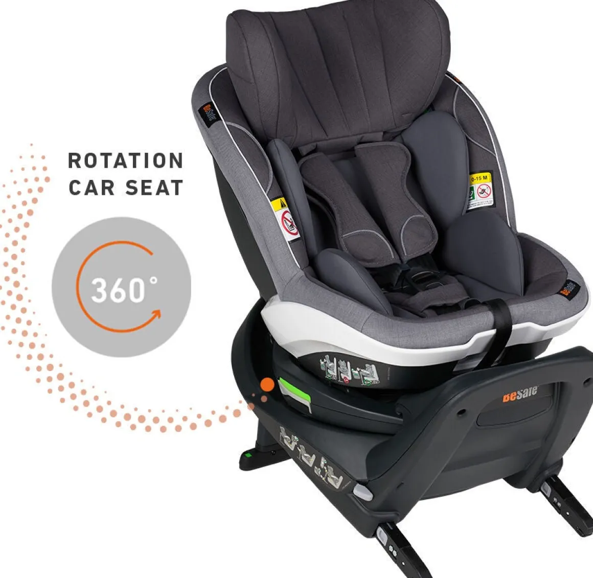 BeSafe iZi Turn i-Size Autostol, Sea Green Mélange