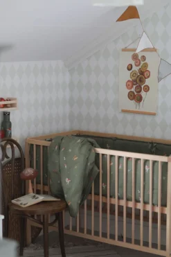 Beskow Tomtebobarnen Sengesæt, Grøn