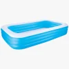 Bestway Familiepool Deluxe Rektangulær 305x183 cm, Blå