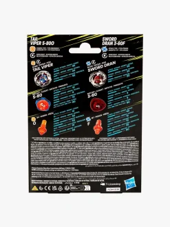 Beyblade X Tail Viper 5-80O & Sword Dran 3-60F Spinnere 2-pak