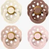 BIBS Boheme Sut 4-pak Latex Str. 1, Ivory/Blush/Woodchuck/Blossom