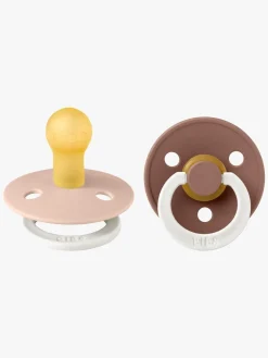 BIBS Colour Glow Sut 2-pak Latex Str. 1, Blush/Woodchuck