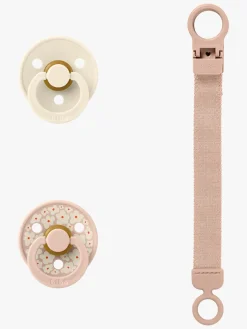 BIBS Colour Sut & Loop Suttesnor Gavesæt Latex Str. 1, Blush