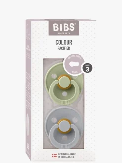 BIBS Colour Sut 2-Pak Latex Str. 3 Rund, Sage/Cloud