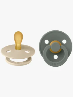 BIBS Colour Sutter 2-Pak Latex Str. 1, Vanilla/Pine