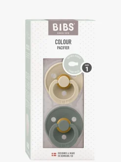 BIBS Colour Sutter 2-Pak Latex Str. 1, Vanilla/Pine