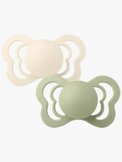 BIBS Couture Sut 2-pak Latex Str 1, Ivory/Sage