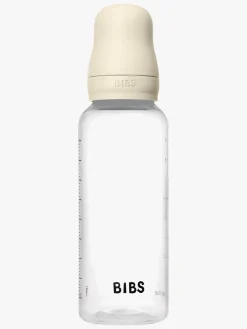 BIBS Grow and Flow Sutteflaske Sæt Silicone 150/270 ml, Ivory