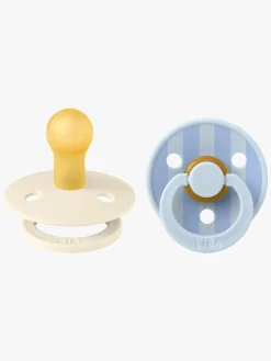 BIBS Studio Colour Block Sut 2-pak Latex Str. 1, Baby Blue Dusty Blue Mix