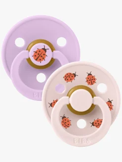 BIBS Studio Colour Bumblebee Sut 2-pak Latex Str. 2, Violet Sky