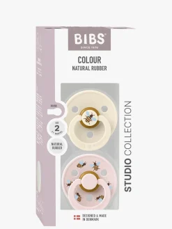 BIBS Studio Colour Bumblebee Sut 2-pak Latex Str. 2, Ivory