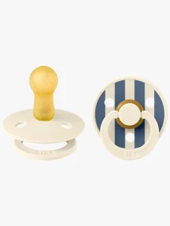 BIBS Studio Colour Sut 2-Pak Latex Str. 2 Rund, Pin/Ivory Steel Blue Mix