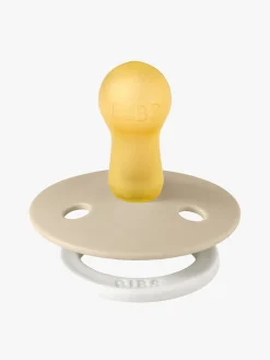 BIBS Sut Colour 2-pak Latex Størrelse 1, Vanilla Glow/Dark Oak Glow