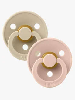 BIBS Sut Colour 2-pak Latex Str. 2, Vanilla/Blush