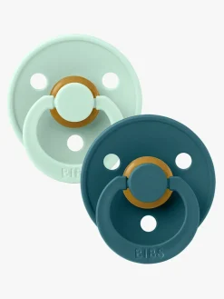 BIBS Sut Colour 2-pak Latex Størrelse 1, Nordic Mint/Forest Lake