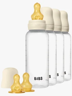 BIBS Sutteflaske Latex 4-pak 270 ml, Ivory