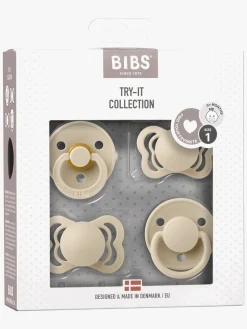 BIBS Try-it Collection Sut 4-Pak Str. 1, Vanilla