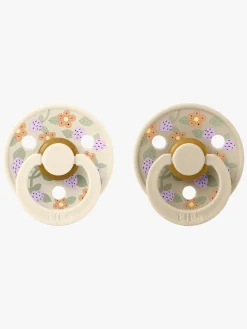BIBS x Liberty Colour Strawberries Sut 2-pak Latex Str. 1, Ivory Mix
