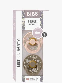 BIBS x Liberty Colour Sut 2-Pak Latex Str. 1 Rund, Capel/Blush Mix