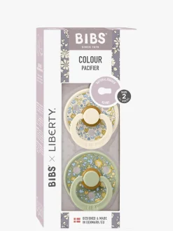 BIBS x Liberty Colour Sut 2-Pak Latex Str. 2 Rund, Eloise/Sage Mix