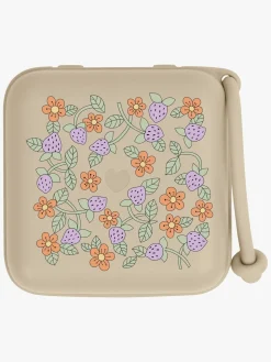 BIBS x Liberty Strawberries Sutteboks, Cream Vanilla