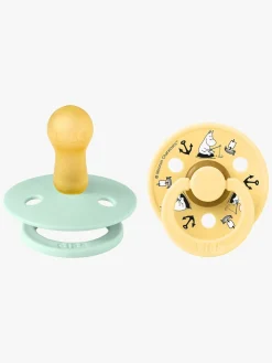 BIBS x Moomin Colour Sailing Sut 2-pak Latex Str. 2, Nordic Mint