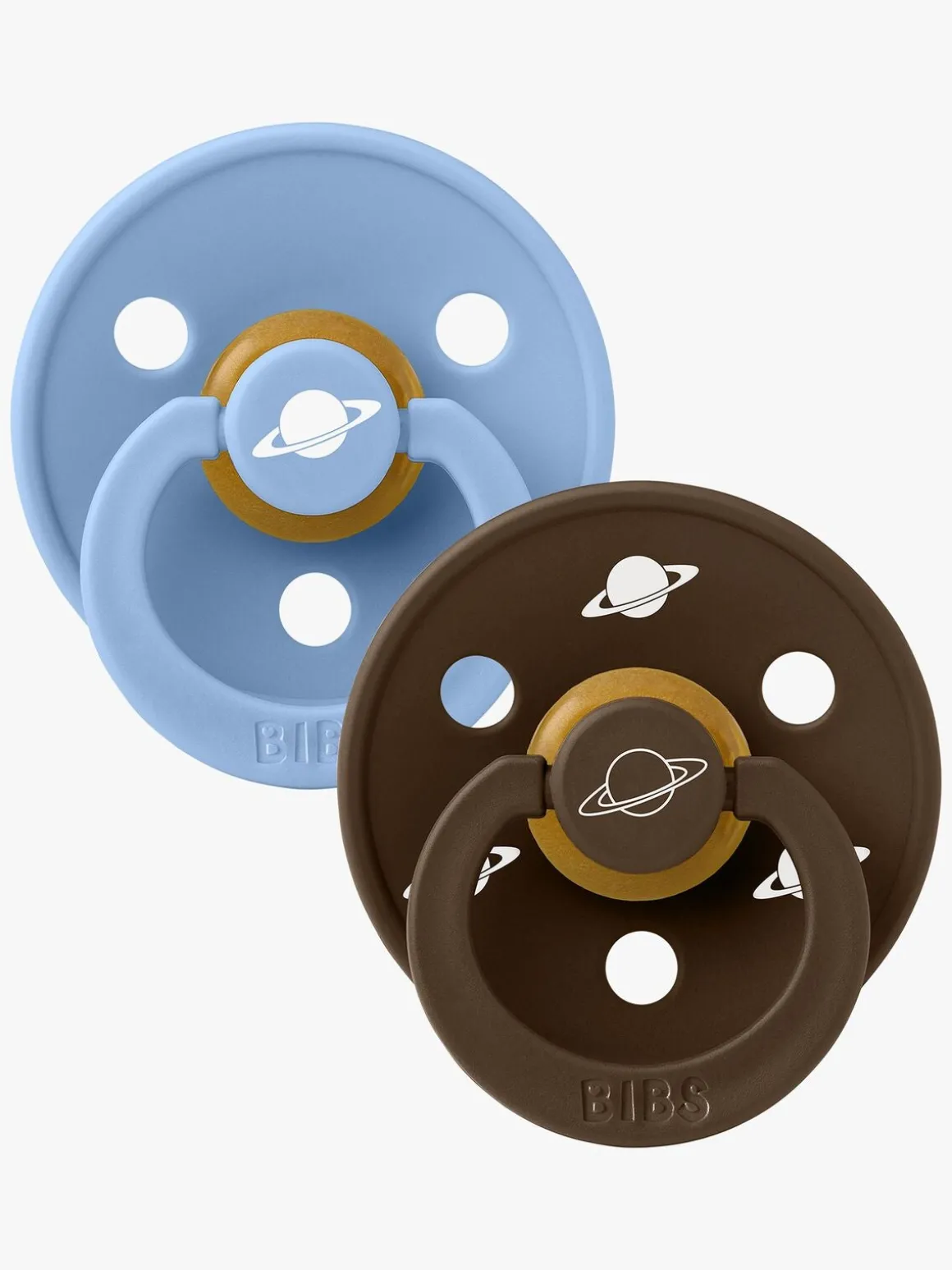 BIBS x Planet Nusa Colour Sutter 2-pak Latex Str. 2, Sky Blue Mix