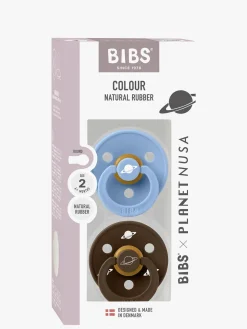 BIBS x Planet Nusa Colour Sutter 2-pak Latex Str. 2, Sky Blue Mix