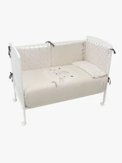 BimbiCasual Sengerand & Pudebetræk, White/Linen