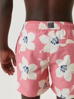 Björn Borg Kenny Badeshorts, Bb Graphic Floral Sunkist Coral