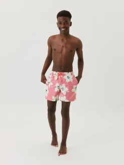 Björn Borg Kenny Badeshorts, Bb Graphic Floral Sunkist Coral