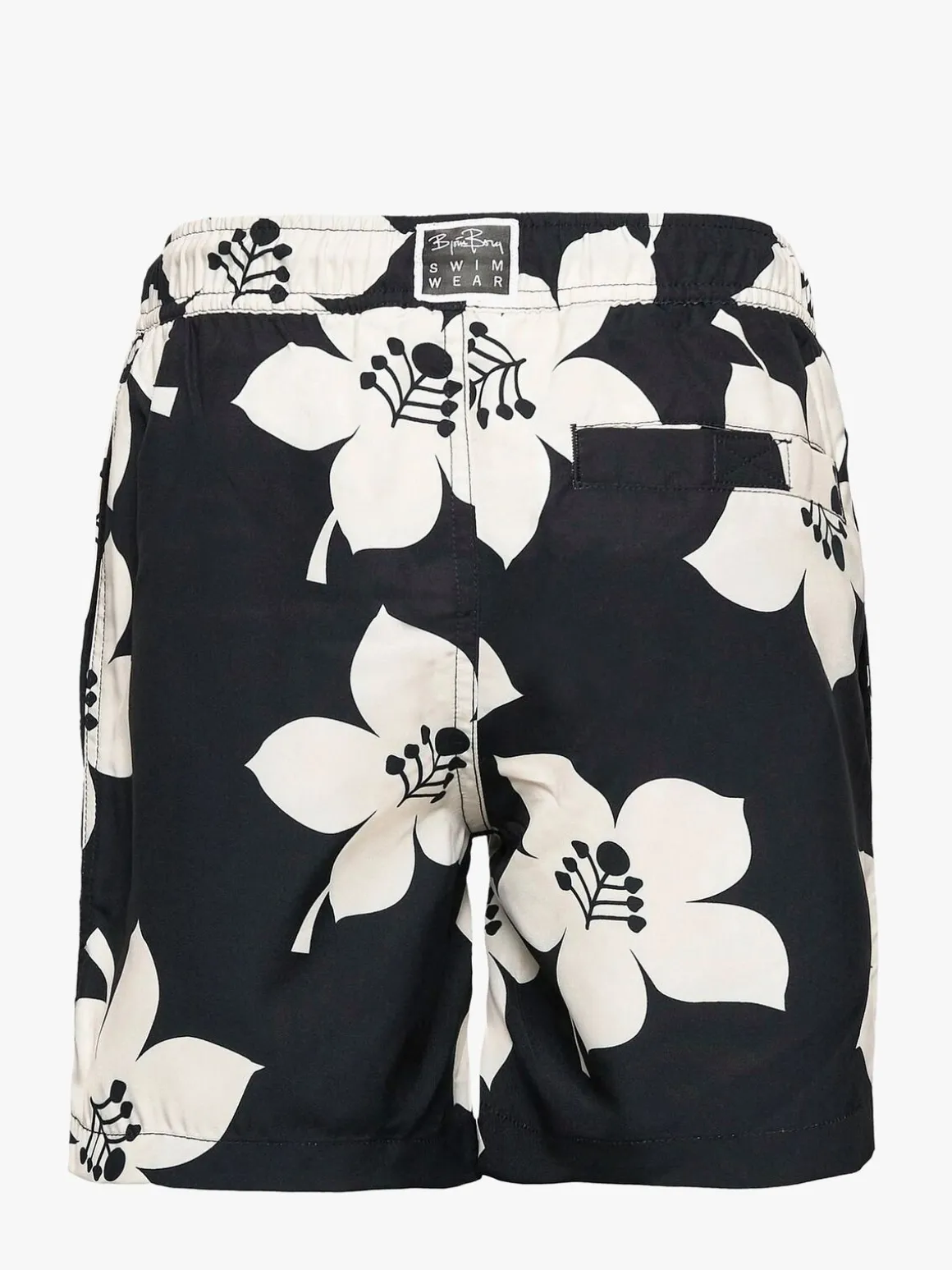 Björn Borg Kenny Badeshorts, Bb Graphic Floral Black Beauty