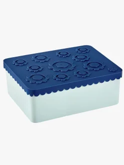 Blafre Madkasse 3 Rum Blomst, Blå