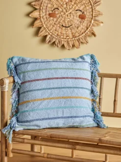 Bloomingville Frey Pude, Blå