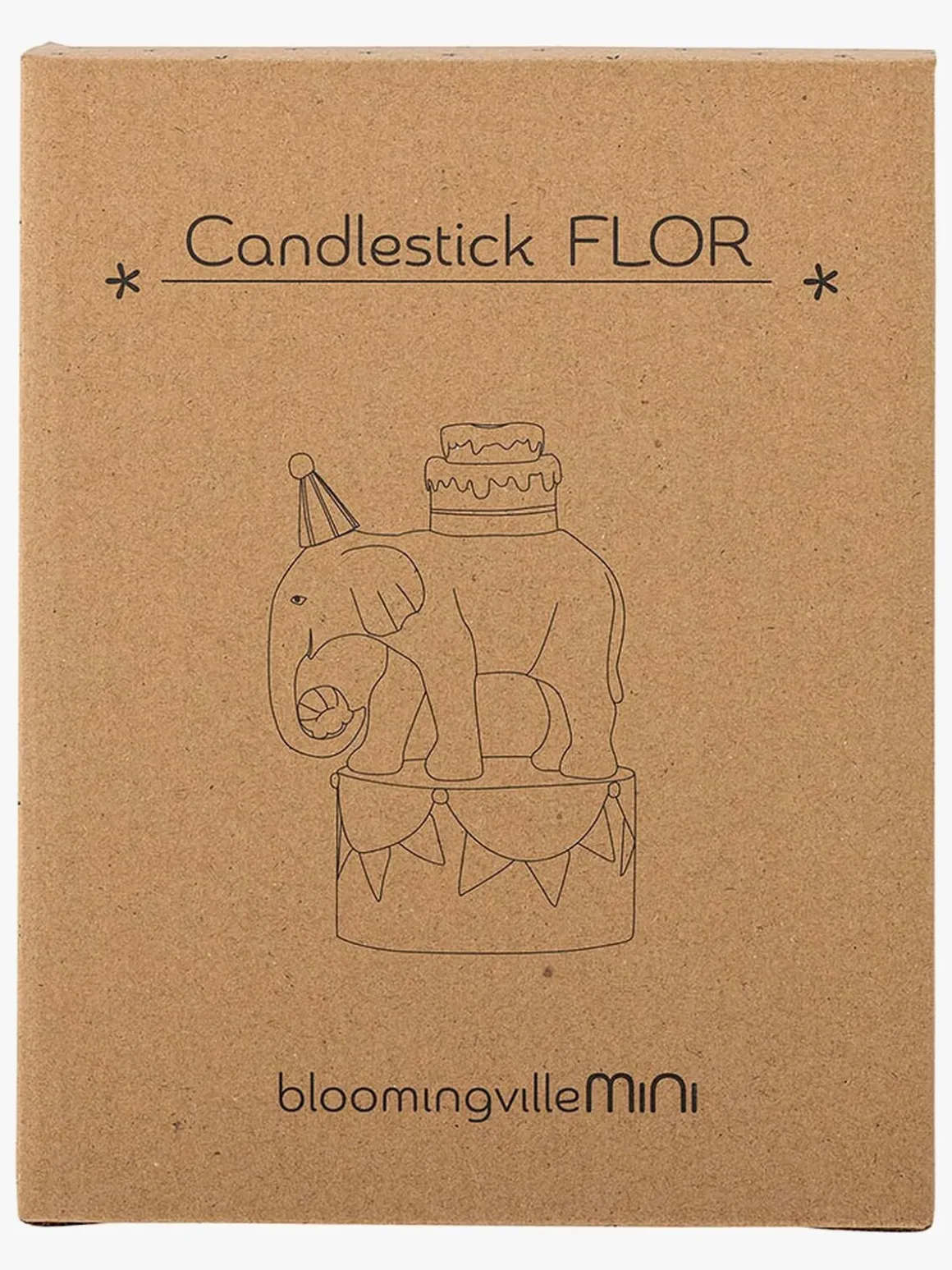 Bloomingville Lysestage Cirkuselefant