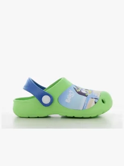 Bluey Clogs, Mint Green/Dark Blue