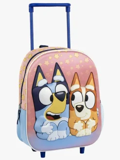 Bluey 3D Kuffert, Lyserød/blå