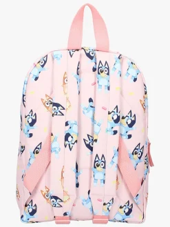 Bluey Rygsæk Friends first, Pink