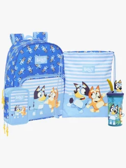 Bluey Rygsæk 10L, Gymnastikpose, Penalhus & Flaske, Let's Play