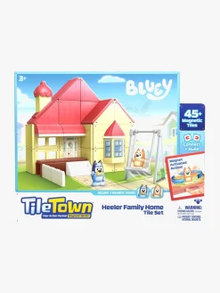 Bluey Tile Town Bluey Heeler House Magnetsæt 46 Brikker