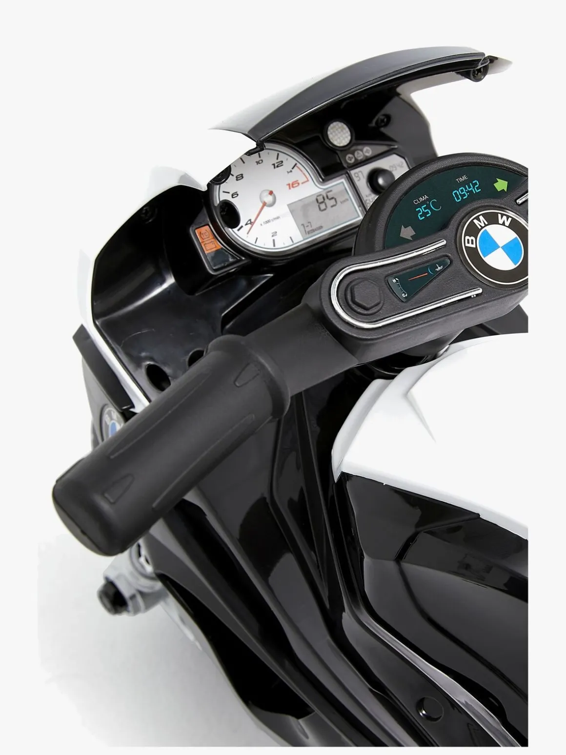 BMW S1000RR Elmotorcykel, Sort