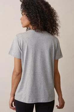 Boob Vente/Amme T-Shirt, Grey Melange