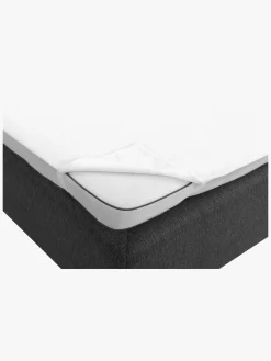 Borganäs of Sweden Lagen Plastikbelagt Frotté 90 x 200 cm, Hvid