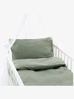 Borganäs Sengesæt Tremmeseng Rolling 100 x 130 2-delt, Grøn