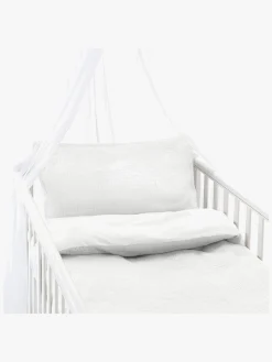 Borganäs Sengesæt Tremmeseng Rolling 100 x 130 2-delt, Hvid