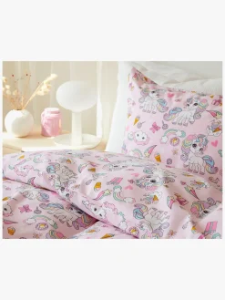 Borganäs Sengesæt 150x210 Enhjørning, Pink
